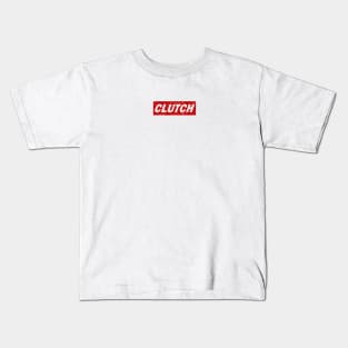 Clutch - distressed box logo Kids T-Shirt